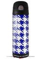 Skin Decal Wrap for Thermos Funtainer 16oz Bottle Houndstooth Royal Blue (BOTTLE NOT INCLUDED) by WraptorSkinz
