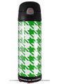 Skin Decal Wrap for Thermos Funtainer 16oz Bottle Houndstooth Green (BOTTLE NOT INCLUDED) by WraptorSkinz