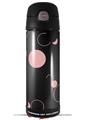 Skin Decal Wrap for Thermos Funtainer 16oz Bottle Lots of Dots Pink on Black (BOTTLE NOT INCLUDED) by WraptorSkinz