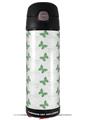 Skin Decal Wrap for Thermos Funtainer 16oz Bottle Pastel Butterflies Green on White (BOTTLE NOT INCLUDED) by WraptorSkinz
