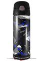 Skin Decal Wrap for Thermos Funtainer 16oz Bottle Abstract 02 Blue (BOTTLE NOT INCLUDED) by WraptorSkinz