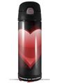 Skin Decal Wrap for Thermos Funtainer 16oz Bottle Glass Heart Grunge Red (BOTTLE NOT INCLUDED) by WraptorSkinz