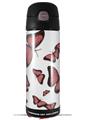 Skin Decal Wrap for Thermos Funtainer 16oz Bottle Butterflies Pink (BOTTLE NOT INCLUDED) by WraptorSkinz