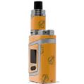 Skin Decal Wraps for Smok AL85 Alien Baby Anchors Away Orange VAPE NOT INCLUDED