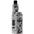 Skin Decal Wraps for Smok AL85 Alien Baby Scattered Skulls Black VAPE NOT INCLUDED