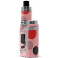 Skin Decal Wraps for Smok AL85 Alien Baby Lots of Dots Red on Pink VAPE NOT INCLUDED