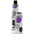 Skin Decal Wraps for Smok AL85 Alien Baby Lots of Dots Purple on White VAPE NOT INCLUDED