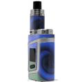 Skin Decal Wraps for Smok AL85 Alien Baby Alecias Swirl 01 Blue VAPE NOT INCLUDED