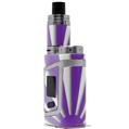 Skin Decal Wraps for Smok AL85 Alien Baby Rising Sun Japanese Flag Purple VAPE NOT INCLUDED