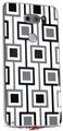 WraptorSkinz Skin Decal Wrap compatible with LG V30 Squares In Squares