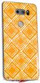 WraptorSkinz Skin Decal Wrap compatible with LG V30 Wavey Orange