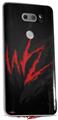WraptorSkinz Skin Decal Wrap compatible with LG V30 WraptorSkinz WZ on Black