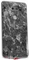 WraptorSkinz Skin Decal Wrap compatible with LG V30 Marble Granite 06 Black Gray