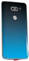 WraptorSkinz Skin Decal Wrap compatible with LG V30 Smooth Fades Neon Blue Black