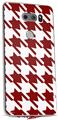 WraptorSkinz Skin Decal Wrap compatible with LG V30 Houndstooth Red Dark