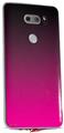 WraptorSkinz Skin Decal Wrap compatible with LG V30 Smooth Fades Hot Pink Black