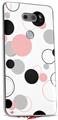 WraptorSkinz Skin Decal Wrap compatible with LG V30 Lots of Dots Pink on White