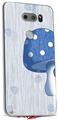 WraptorSkinz Skin Decal Wrap compatible with LG V30 Mushrooms Blue