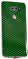 WraptorSkinz Skin Decal Wrap compatible with LG V30 Carbon Fiber Green