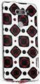 WraptorSkinz Skin Decal Wrap compatible with LG V30 Red And Black Squared