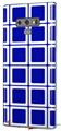 Decal style Skin Wrap compatible with Samsung Galaxy Note 9 Squared Royal Blue