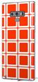 Decal style Skin Wrap compatible with Samsung Galaxy Note 9 Squared Red