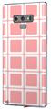 Decal style Skin Wrap compatible with Samsung Galaxy Note 9 Squared Pink