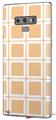 Decal style Skin Wrap compatible with Samsung Galaxy Note 9 Squared Peach