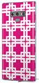 Decal style Skin Wrap compatible with Samsung Galaxy Note 9 Boxed Fushia Hot Pink