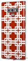Decal style Skin Wrap compatible with Samsung Galaxy Note 9 Boxed Red Dark