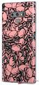 Decal style Skin Wrap compatible with Samsung Galaxy Note 9 Scattered Skulls Pink