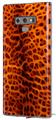 Decal style Skin Wrap compatible with Samsung Galaxy Note 9 Fractal Fur Cheetah