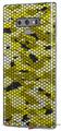 Decal style Skin Wrap compatible with Samsung Galaxy Note 9 HEX Mesh Camo 01 Yellow