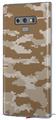 Decal style Skin Wrap compatible with Samsung Galaxy Note 9 WraptorCamo Digital Camo Desert