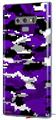 Decal style Skin Wrap compatible with Samsung Galaxy Note 9 WraptorCamo Digital Camo Purple