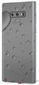 Decal style Skin Wrap compatible with Samsung Galaxy Note 9 Raining Gray