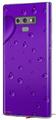 Decal style Skin Wrap compatible with Samsung Galaxy Note 9 Raining Purple