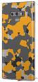 Decal style Skin Wrap compatible with Samsung Galaxy Note 9 WraptorCamo Old School Camouflage Camo Orange