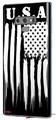 Decal style Skin Wrap compatible with Samsung Galaxy Note 9 Yeti Colster Brushed USA American Flag USA