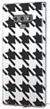 Decal style Skin Wrap compatible with Samsung Galaxy Note 9 Houndstooth Dark Gray