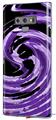 Decal style Skin Wrap compatible with Samsung Galaxy Note 9 Alecias Swirl 02 Purple