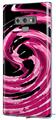 Decal style Skin Wrap compatible with Samsung Galaxy Note 9 Alecias Swirl 02 Hot Pink