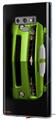 Decal style Skin Wrap compatible with Samsung Galaxy Note 9 2010 Chevy Camaro Green - White Stripes on Black