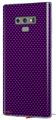 Decal style Skin Wrap compatible with Samsung Galaxy Note 9 Carbon Fiber Purple