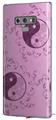 Decal style Skin Wrap compatible with Samsung Galaxy Note 9 Feminine Yin Yang Purple