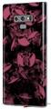 Decal style Skin Wrap compatible with Samsung Galaxy Note 9 Skulls Confetti Pink