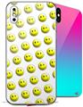 2 Decal style Skin Wraps set compatible with Apple iPhone X and XS Smileys