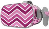 Decal style Skin Wrap compatible with Oculus Go Headset - Zig Zag Pinks (OCULUS NOT INCLUDED)