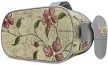 Decal style Skin Wrap compatible with Oculus Go Headset - Flowers and Berries Pink (OCULUS NOT INCLUDED)