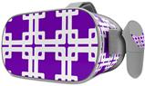 Decal style Skin Wrap compatible with Oculus Go Headset - Boxed Purple (OCULUS NOT INCLUDED)
